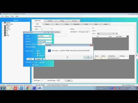 Cara Menambah Data Agen di Software Pulsa Plus - ALLUTHFI SOFTWARE