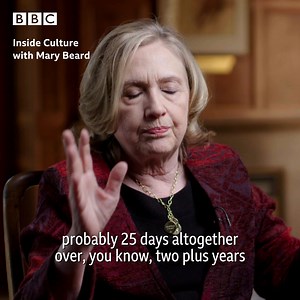 "How many hours of a woman candidate's life is spent in the impossible task of making herself look acceptable?" As part of a wide-ranging discussion, Mary Beard talks to Hillary Rodham Clinton about the double standards women face in politics. Watch the full interview on BBC Two and BBC iPlayer tonight at 8pm: https://bbc.in/3usVrC6 | BBC Arts