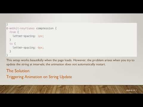 Creating a Dynamic Animation Effect for Random String Updates with JavaScript