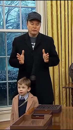 Elon Musk’s Son said to Donald Trump You are not the president , you have to go away . In my point of view, that kid has heard it from his Dad Elon Musk. Because the child always tells the truth.. | Promo News