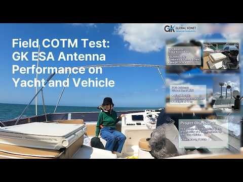 [Field Proven] GK ESA Antenna Performance on Yacht & Vehicle – MiNi & Nabi COTM Test