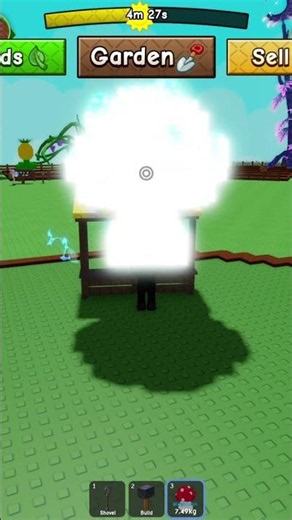 Selling highly mutated mushroom in Grow A Garden 2 #shorts #growagarden2