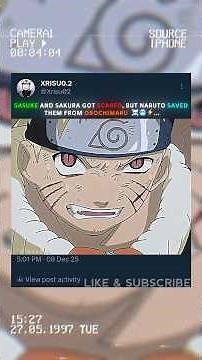 SASUKE AND SAKURA GOT SCARED ☠️🥶...