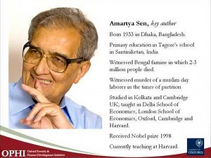 Introduction to the Capability Approach | Sabina Alkire