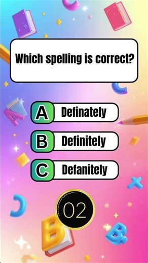 Correct Spelling Challenge! ✏️ Can You Get This Right?#shorts#viral#english
