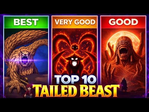 Top 10 Tailed Beasts in Naruto 🔥| Power, Abilities & Ranking Explained 😲