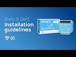 Shelly 2L Gen3 - Installation video