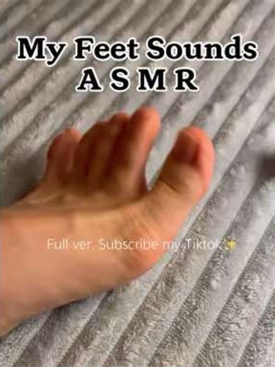 ASMR Feet Sounds #asmr #footasmr #footreflexology #tinglsunds #exclusivecomtents #yogainstructor #fyp