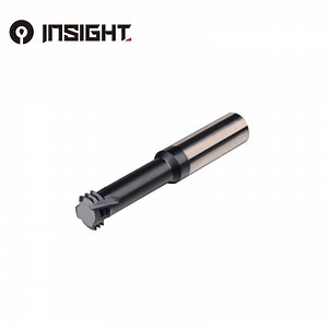 [Hot Item] Insight CNC HRC55 Tungsten Carbide Thread Milling Cutter Three Teeth End Mill