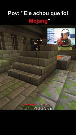 He thinks it was Mojang... #minecraftshorts #minecraft #minecrafthumor