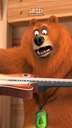 Grizzy psuje imprezę! 🪩 🎉🐻💥#GrizzyiLemingi #Cartoonito #Klipy