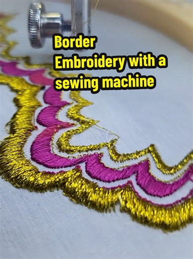 Mastering Border Embroidery with a Sewing Machine