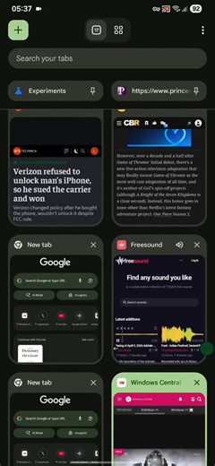It seems that Google will bring the same bracket button that lets you enable full screen mode in the Chrome for desktop 3-dot menu to Chrome for Android's overflow menu. The flag to enable this feature is available in Canary, but it is not working yet:https://t.co/yBMVJ35M92