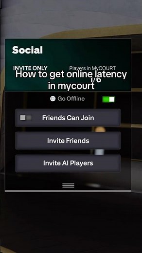 How To Get Online Latency In My Court In NBA 2K26. #nba2k #fypシ #shorts