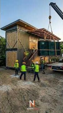 From Scrap Steel to a 2-Story Container Home | Real Construction Timelapse 🏗️✨