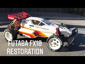 Very Rare! Futaba FX10 All Terrain Offroad RC Buggy Restoration & First Run, Tamiya 1987 Vintage RC