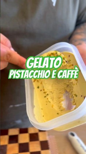Gelato al Pistacchio e al Caffè Senza Gelatiera | Ricetta Facile e Cremosa