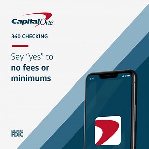 360 Checking has NO fees, NO minimums and NO overdraft fees-so more of your money stays yours. 🤑 Go ahead, get started today. | Capital One