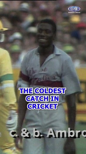 Curtly Ambrose was ICE COLD! 🥶 #9WWOS #Cricket | Wide World of Sports