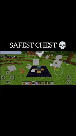 SAFEST CHEST IN MINECRAFT 💀 #minecraft #gaming #safestchest
