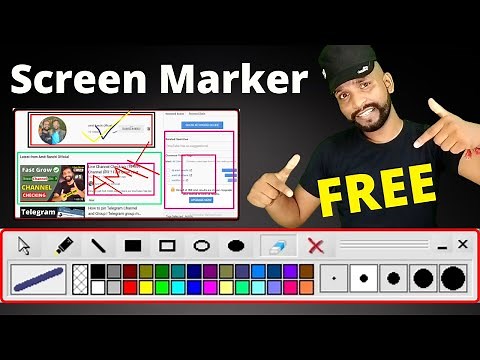 Best Screen Marker for P C ?? | PC Screen Drawing Tool | Screen Marker Software for PC / Laptop
