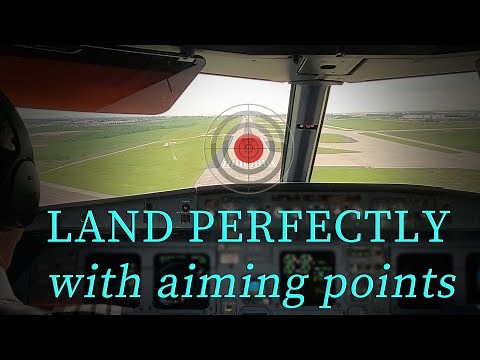 LAND AN AIRPLANE with this easy trick | Aiming Points for Perfect Landings