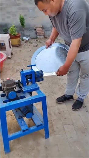 Mastering the Manual Beading Machine: Custom Sheet Metal Flanging#youtubeshorts