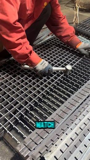 11K views · 42 reactions | Manual assembly of steel grate floor panels | Tech Treasures | Facebook