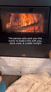 Is there any better recipe for a cozy night in other than wine, a cracking fire, and some cuddles?🍷🔥 #firesidedate #datenightinspo #wineandcuddle #cozynightin #romanticnight #fireplaceinspo #fireplace #cozyweekend #LoveMyRegency | Regency Fireplace Products