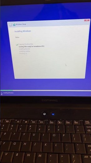 Installing Windows 11 23H2 on a Intel Pentium Dual Core T4500 on a 2008 Compaq Presario CQ61 part 1