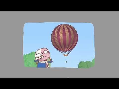 L’invention du ballon à air chaud par Joseph-Michel Montgolfier (France 1783)