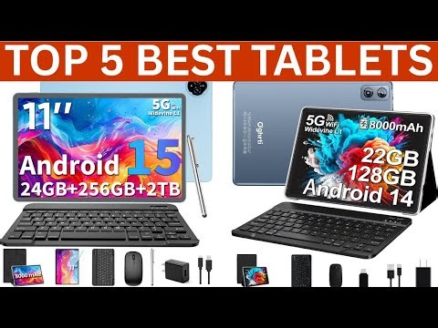 Top 5 Best Tablets 2025 | Best Budget, Gaming & Productivity Tablets