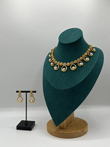 Gold Plated Pearl Mini Haar Set Bridal Necklace Traditional Indian Jewellery Nepali Wedding Jewellery South Asian Jewellery Gift for Her - Etsy