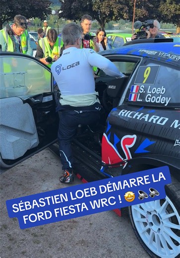 Sébastien Loeb démarre la Ford Fiesta WRC et retourne au combat ! 🤩🔈🔈👊 Rallye Vosges Grand Est 2026 👍 #rally #rallye #rallycar #fordracing #sebastienloeb
