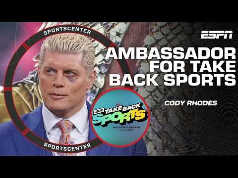 Cody Rhodes reflects on WrestleMania 42 win & talks being a part of Take Back Sports | SportsCenter