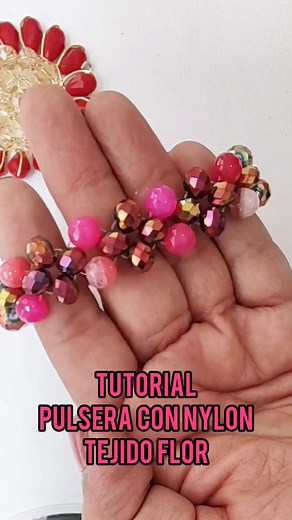 Tutorial ... Aprende el tejido flor o T , para pulseras collares y base de bolsas., parte 1 | C y C creaciones