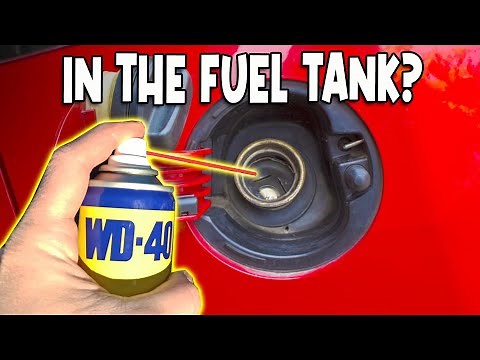WD 40 IN THE FUEL TANK - ENGINE PROBLEM SOLVING?