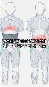 허리가 아프면 보호대를 착용하는 게 좋나요? #허리통증 #허리보호대 #복압실린더 #CareFlow #치중진담
