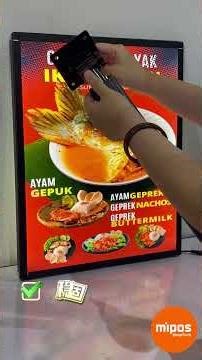 吊挂式灯箱 Hanging LED Menu Board