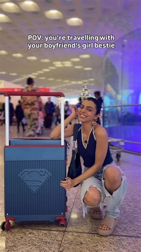 Fur Jaden on Instagram: "Stronger than Rahul’s biceps, tougher than his mom’s side-eye. 🧿 The Superman x Fur Jaden collab is here to carry all your baggage (even the emotional kind). 🦸‍♂️🧳 @kareemabarry"