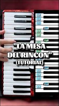 "La Mesa del Rincon" TUTORIAL en Acordeon de Teclas #LaMesaDelRincon #acordeondeteclas #TUTORIAL