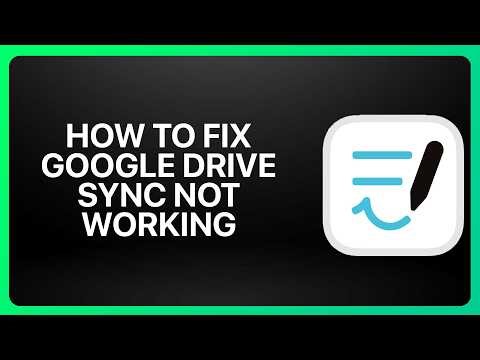 How To Fix Google Drive Sync Not Working in Goodnotes! Tutorial