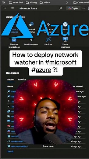 How to deploy a network watcher in #microsoft #azure ?!