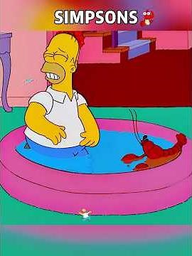 Homer’s pet lobster#thesimpsons #simpsons #funny #movie #fpy #cartoon