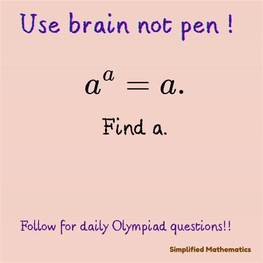Can you solve it without paper and pen ! #sat #olympiadpreparation #mathematics #mathskills #psat #act #simplifiedmathematics #school #education #learning #tutorial #studymotivation | SimplyPhi-d Mathematics
