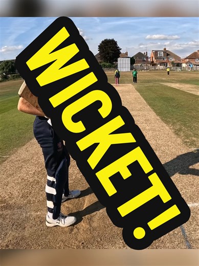 WICKET for leg-spinner! #cricket #cricketer #crictok #aidancricket #bowling