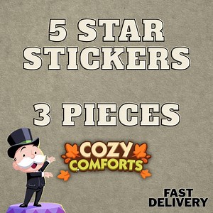 Monopoly GO – Cap 4-star Sticker - Etsy