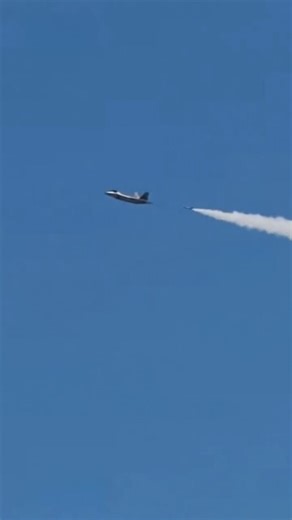 Insane F-22 Raptor Maneuver — Missile Misses the Target #shorts