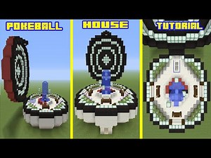 Minecraft Tutorial: How To Make A Pokeball House