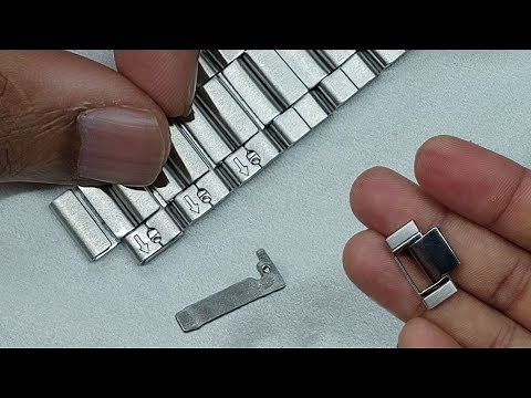 How to Resize Casio watch Band. How to Size Folded Link Bracelet. How to adjust watch strap Bracelet